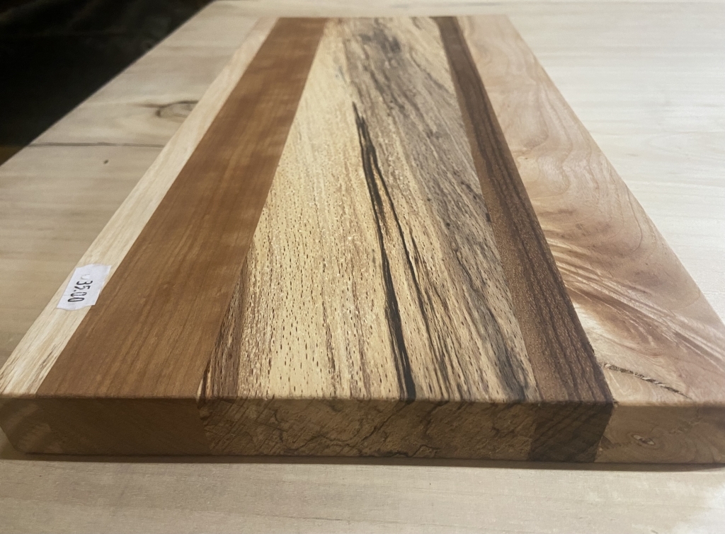 Snij/serveer/hapjes plank van peer beuken hout met slaap