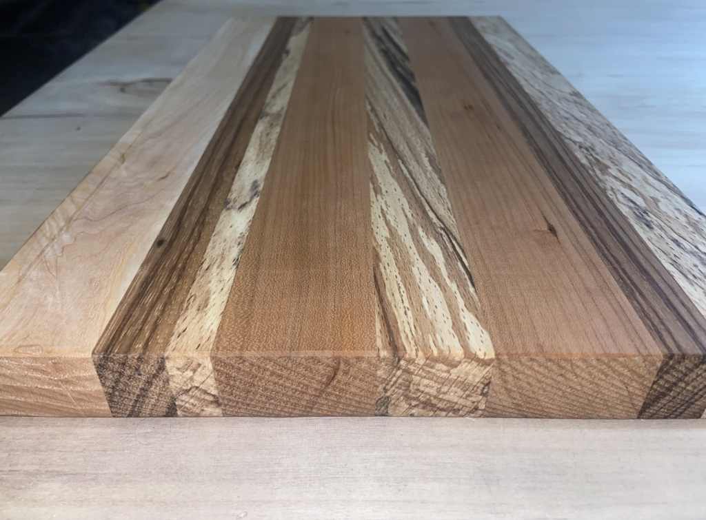 Snij/serveer/hapjes plank van peer beuken hout met slaap